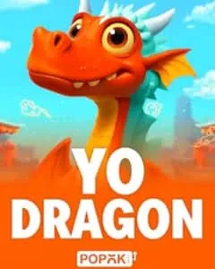 Interface de jogo do Fortune Dragon com símbolos temáticos